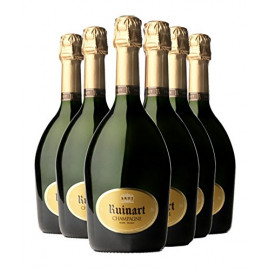 Champagne Brut "R" de RUINART - 6x75cl