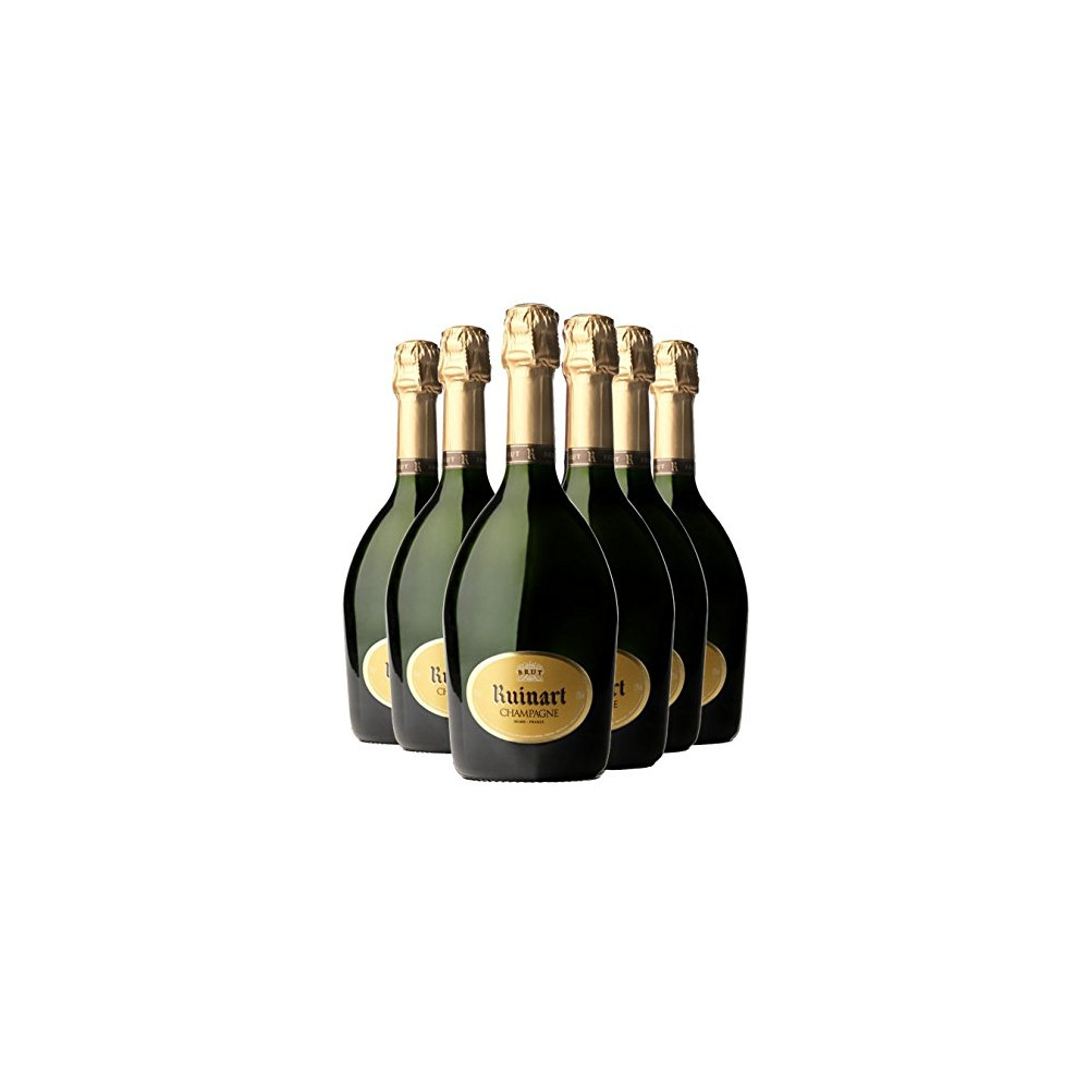 Champagne Brut "R" de RUINART - 6x75cl