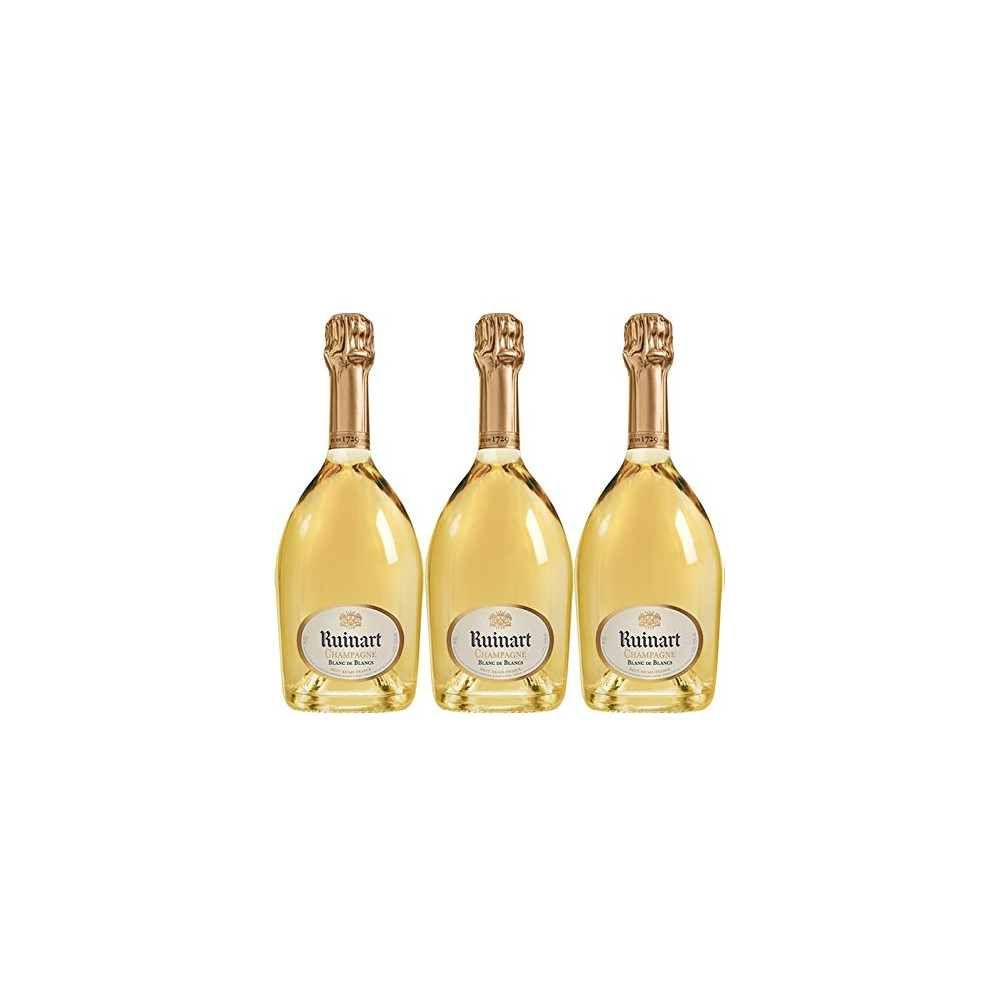 Champagne Blanc de Blancs par 3X75CL - RUINART