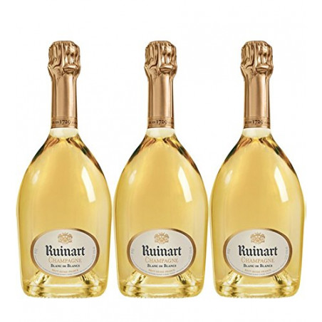 Champagne Blanc de Blancs par 3X75CL - RUINART