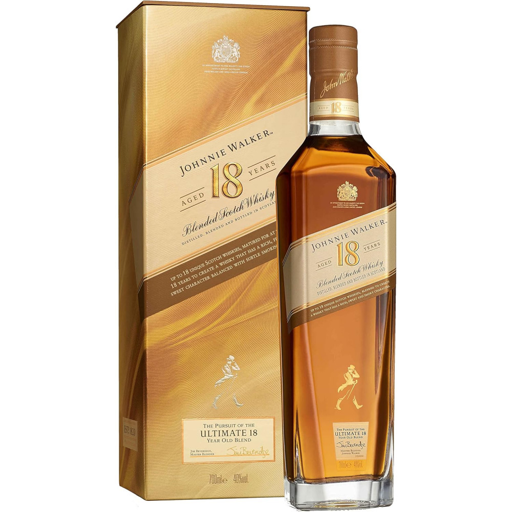 Johnnie Walker 18 ans Whisky Blend 40% 70cl sous étui