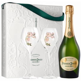 Coffret Perrier Jouet & ses 2 flûtes